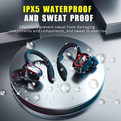 Bluetooth Headset 5.1 True Wireless Earphones Earbuds Headphones HiFi Sport TWS by Anti Spier