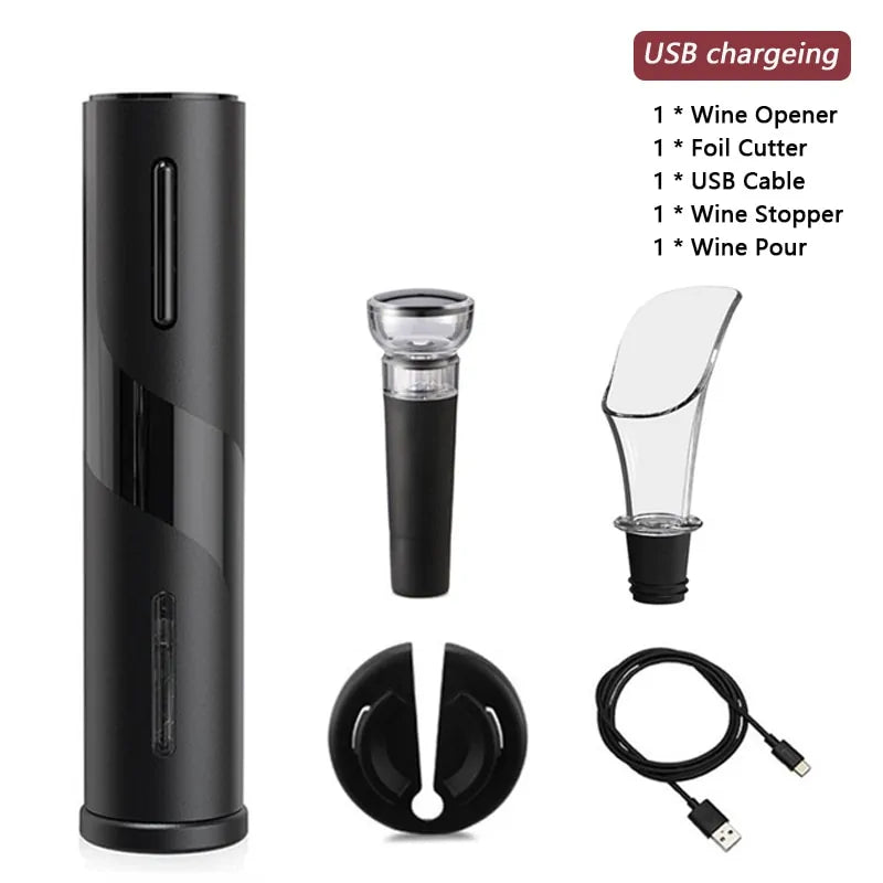 Electric Wine Opener Foil Cutter Jar Opener Kitchen Gadget by Anti Spier