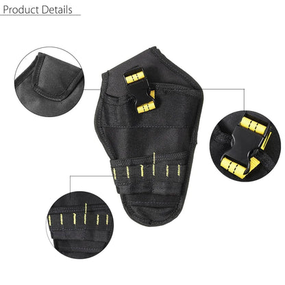 Heavy Duty Drill Holster Tool Belt Pouch Bit Holder Hanging Waist Bag Drill Tool by Anti Spier