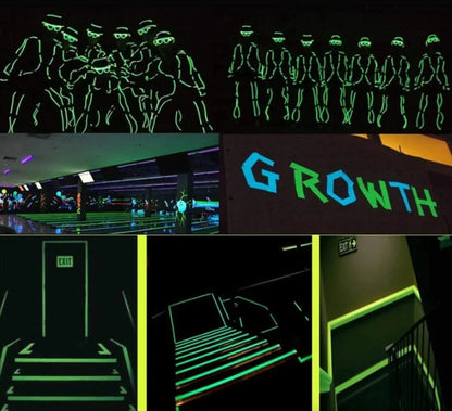 2PC Luminous Tape Self Adhesive Glow In The Dark Wall Sticker Fluorescent Light by Anti Spier