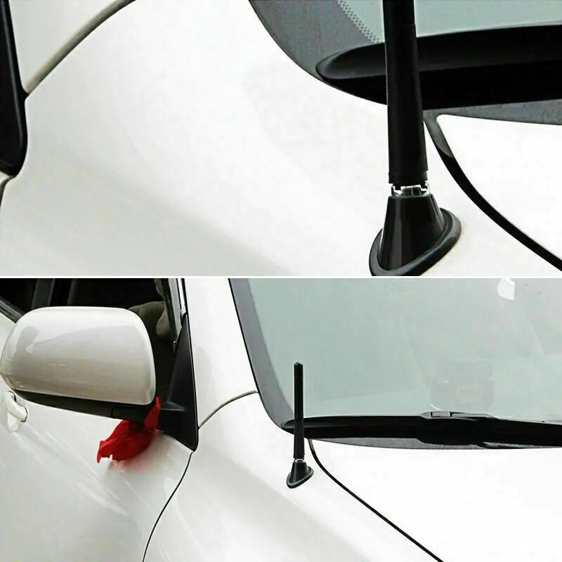 Universal Car Auto Roof Fender Radio FM AM Signal Antenna Aerial Extend Carbon by Anti Spier