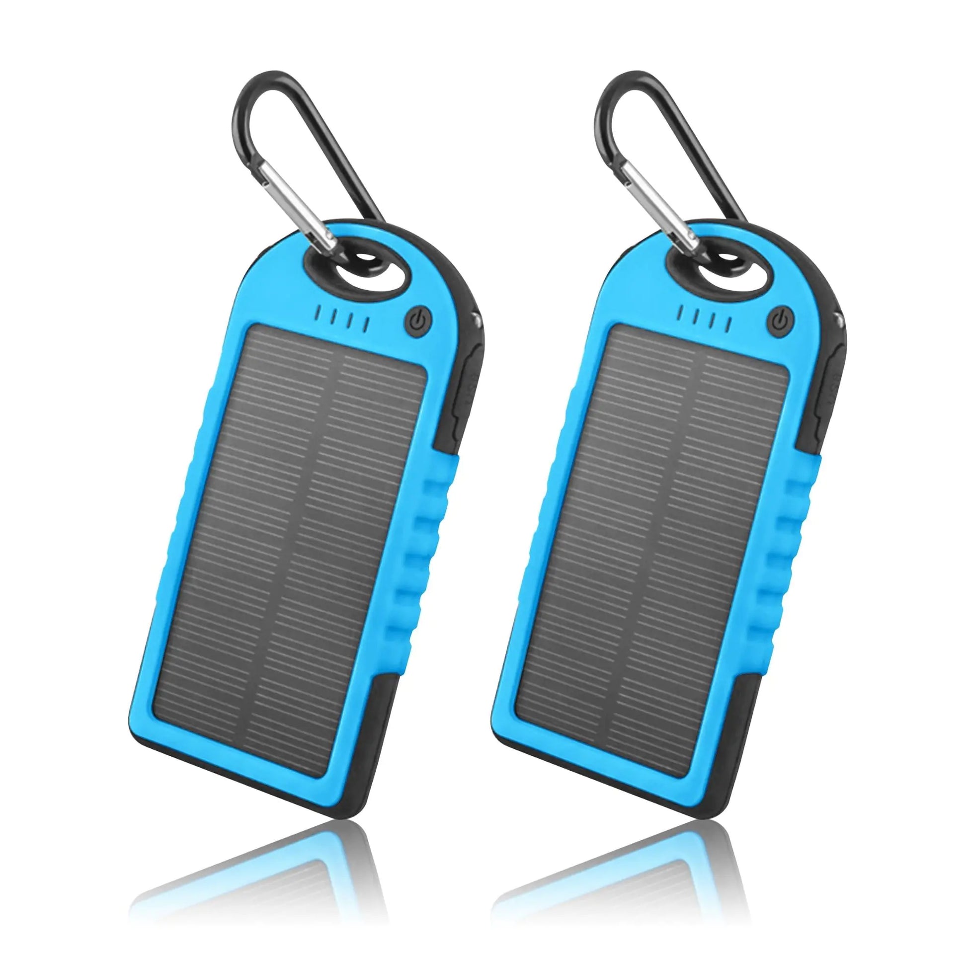 5000mAh Solar Power Bank Phone Charger (2-Pack) by Anti Spier