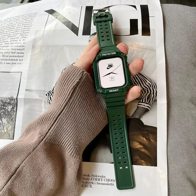 Watch Band & Case For iWatch Series 7 6 SE 5 by Anti Spier