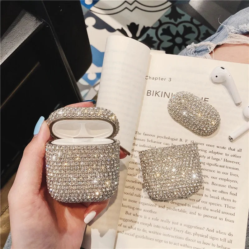Luxury Bling Earbuds Case by Anti Spier