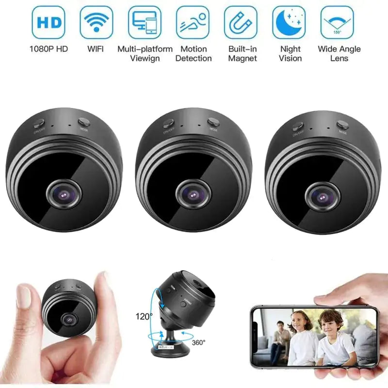 Smart Home WiFi Security Camera by Anti Spier