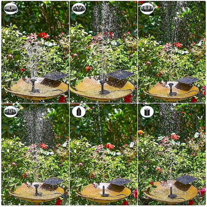 Solar Power Fountain Submersible Floating Water Pump Bird Bath Pond Garden Pool by Anti Spier