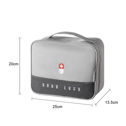 Large Capacity First Aid Kit Home Medicine Storage by Anti Spier