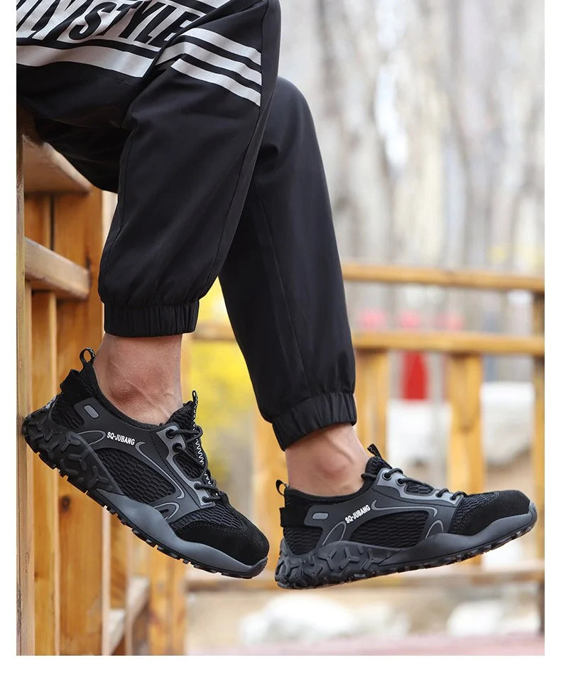 Anti-collision and Anti-smashing Breathable Safety Shoes by Anti Spier