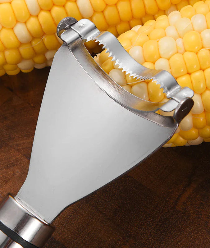 2x Corn Cob Peeler Stainless Steel Thresher Stripper Remover Kitchen Cutter Tool by Anti Spier