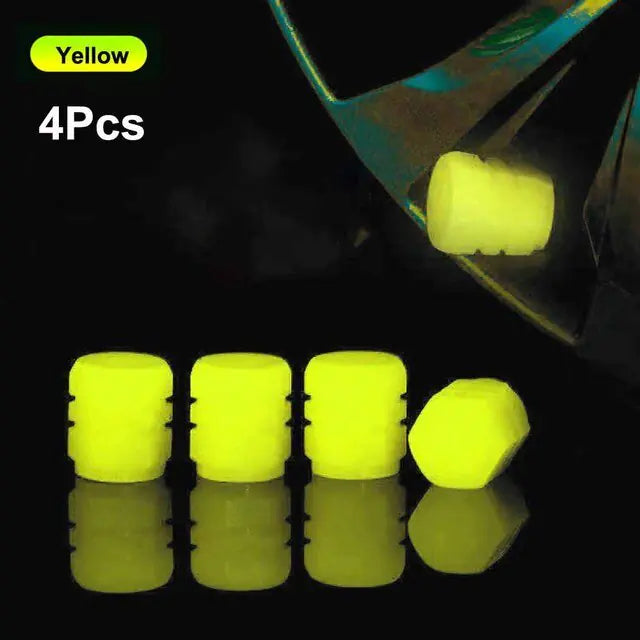 Glow in The Dark Tire Valve Caps by Anti Spier