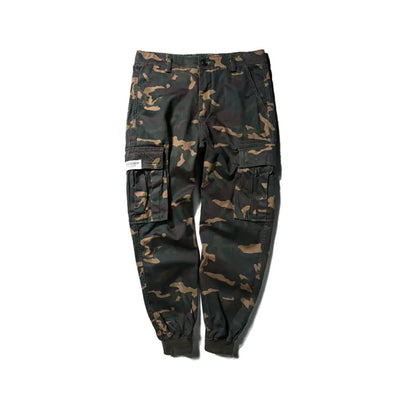Men's Streetwear Camouflage Cargo Pants in Loose Fit by Anti Spier