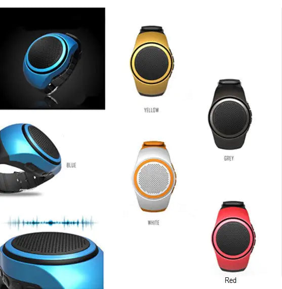 Jogging Buddy Bluetooth Smart Speaker W/FM Radio Watch Style And More by Anti Spier