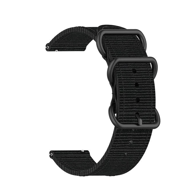 18mm 20mm 22mm Durable Military Woven Nylon Wrist Watch Band Quick Release Strap by Anti Spier