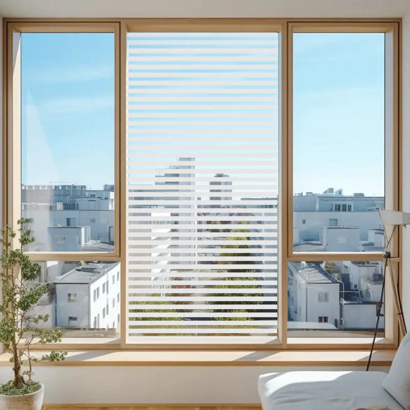 Static Cling Window Film - Frosted 3D Decorative Vinyl by Anti Spier