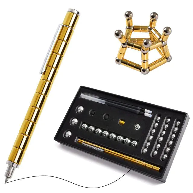 Multifunctional Deformable Magnet Fidget Pen by Anti Spier