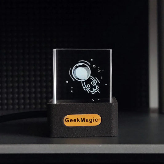 Mini Transparent WiFi Weather Clock by Anti Spier