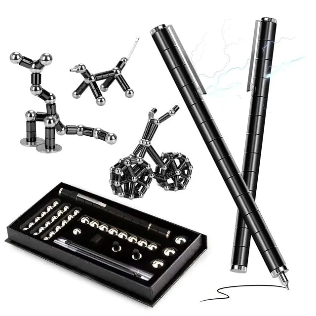 Multifunctional Deformable Magnet Fidget Pen by Anti Spier