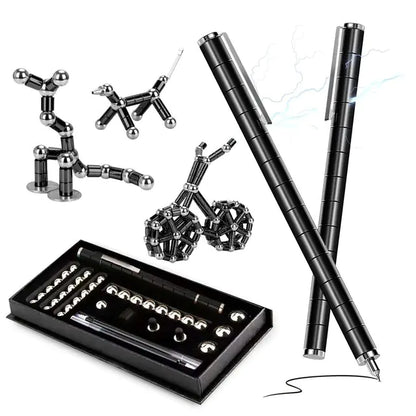 Multifunctional Deformable Magnet Fidget Pen by Anti Spier