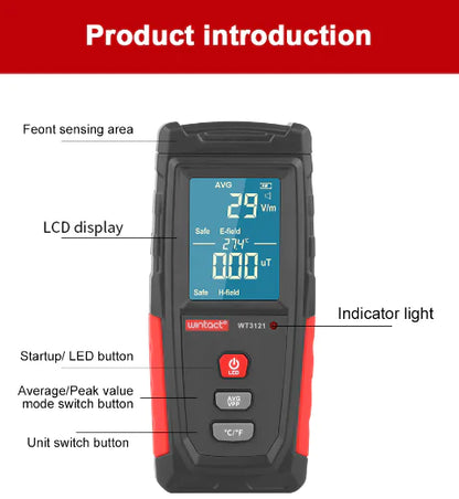 Electromagnetic Field Radiation Detector Tester by Anti Spier