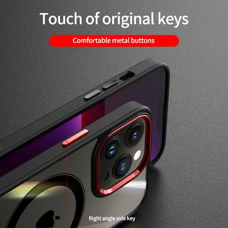 Luxury Clear HD iPhone Case Magsafe by Anti Spier