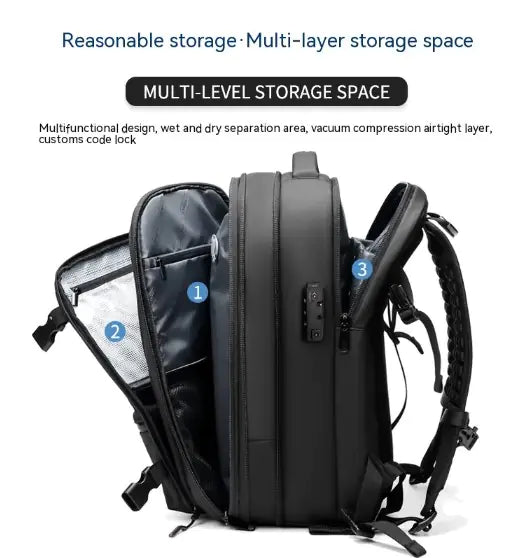 Vacuum Compression Backpack by Anti Spier