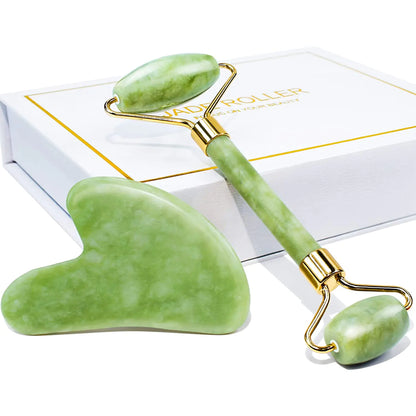 Jade Roller & Gua Sha Gift Box by Anti Spier