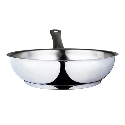 Serenk Modernist Stainless Steel Frying Pan 24 cm by Anti Spier