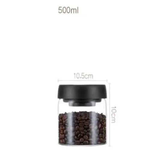 Vacuum Sealed Glass Storage Jar Set by Anti Spier
