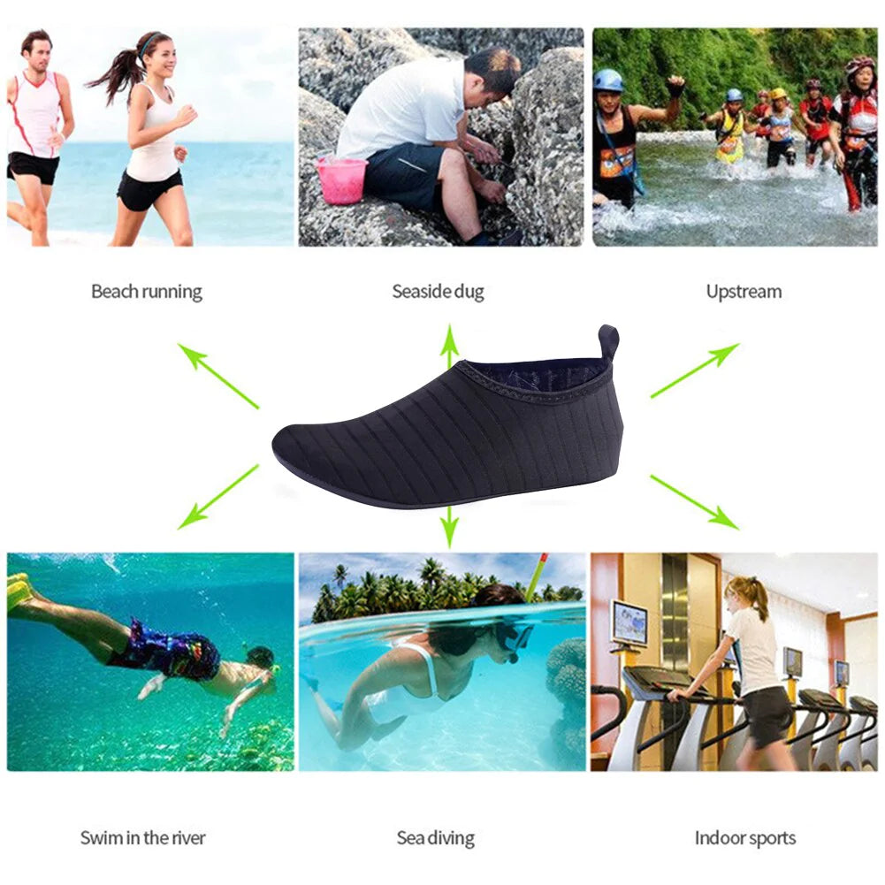 Water Shoes Men Women Skin Socks Aqua Surf Beach Yoga Swim Barefoot Quick-Dry by Anti Spier