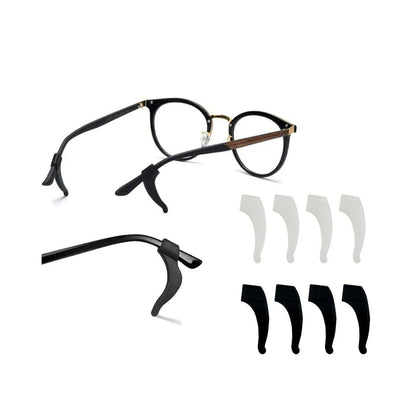 4 Pair Anti Slip Glasses Ear Hooks Tip by Anti Spier
