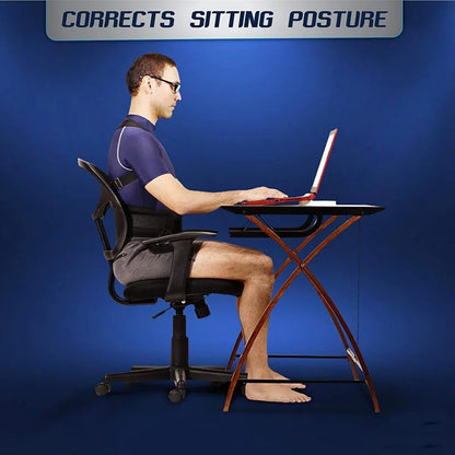 Posture Corrector Support Magnetic Back Shoulder Brace Belt Band For Men Women by Anti Spier