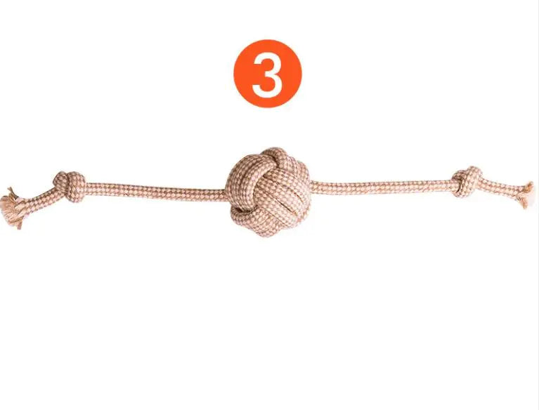 Cotton Hemp Dog Toy Set by Anti Spier