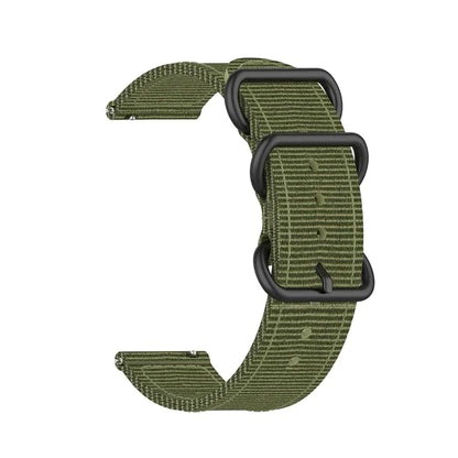 18mm 20mm 22mm Durable Military Woven Nylon Wrist Watch Band Quick Release Strap by Anti Spier