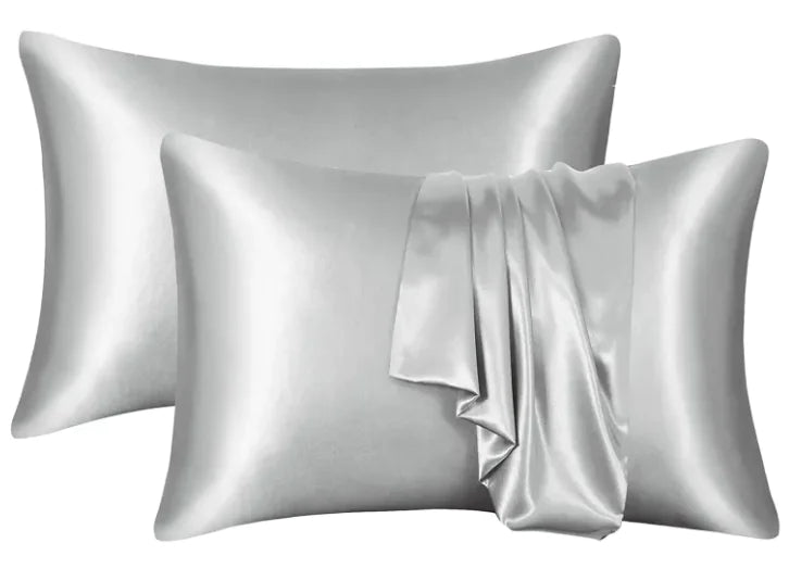 Silk-like Solid Color Pillowcase by Anti Spier