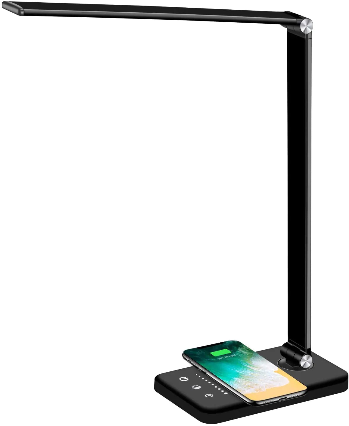 5 Lighting Mode LED Desk Lamp + Wireless Phone Charger by Anti Spier