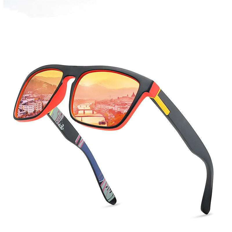 Square Polarized Sunglasses For Men Women Outdoor Sports Driving Glasses Golfing by Anti Spier