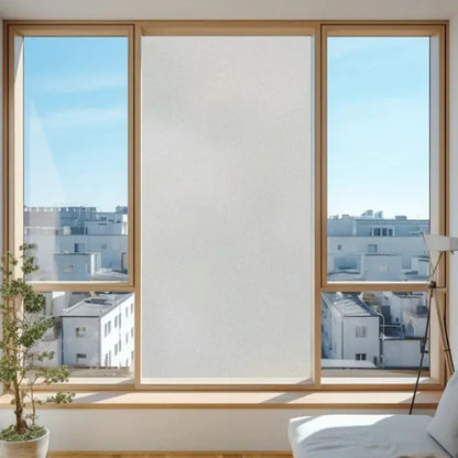 Static Cling Window Film - Frosted 3D Decorative Vinyl by Anti Spier