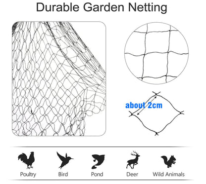 33FT Anti Bird Netting Pond Net Protection Tree Crops Plants Fruits Garden Mesh by Anti Spier