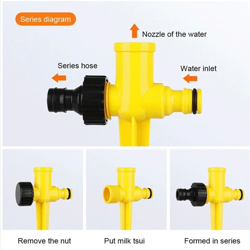 360° Rotation Auto Irrigation System Garden Lawn Sprinkler Patio Save Water USA by Anti Spier