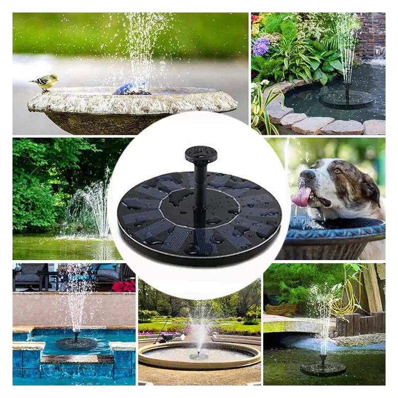 Solar Water Fountain by Anti Spier