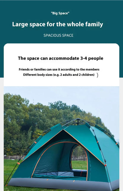 3-4 Double Automatic Camping Tent by Anti Spier