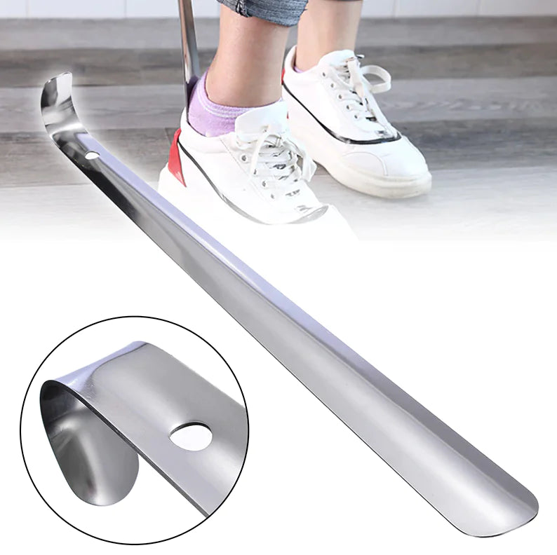 22in Extra Long Handle Shoe Horn Stainless Steel Metal Shoes Remover Shoehorn US by Anti Spier