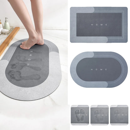 Bathroom Absorbent Quick Drying Carpet Floor Mat by Anti Spier