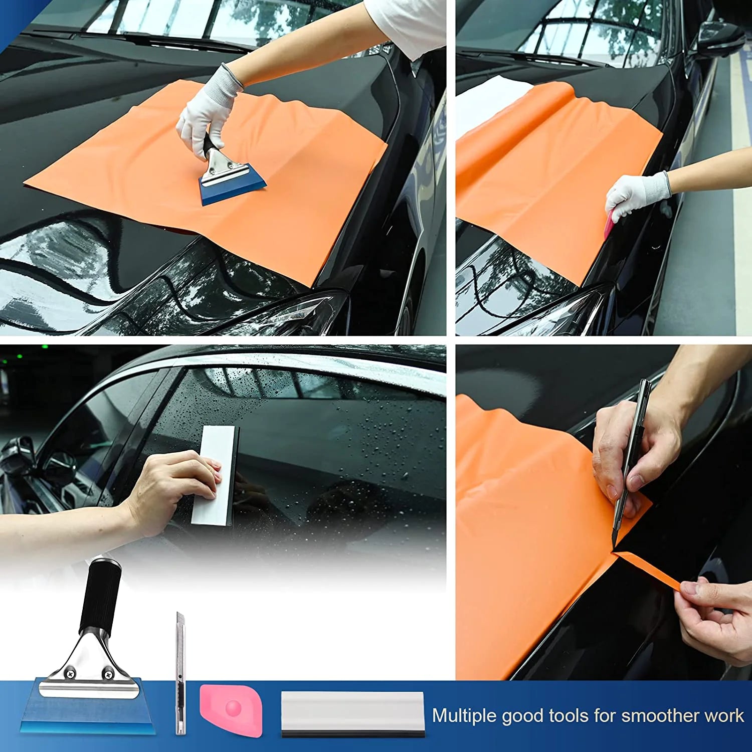 29 PCS Window Tint Tools Kit Car Auto Film Tinting Scraper Squeegee Installation by Anti Spier