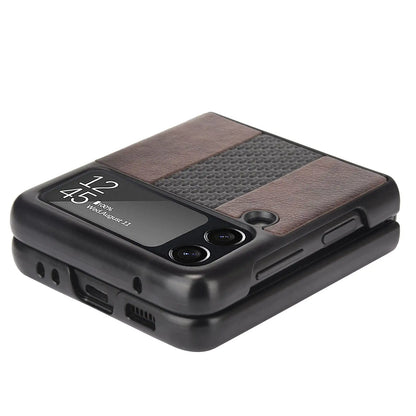 For Samsung Galaxy Z Flip 3 5G Slim Folding Leather Shockproof Phone Case Cover by Anti Spier