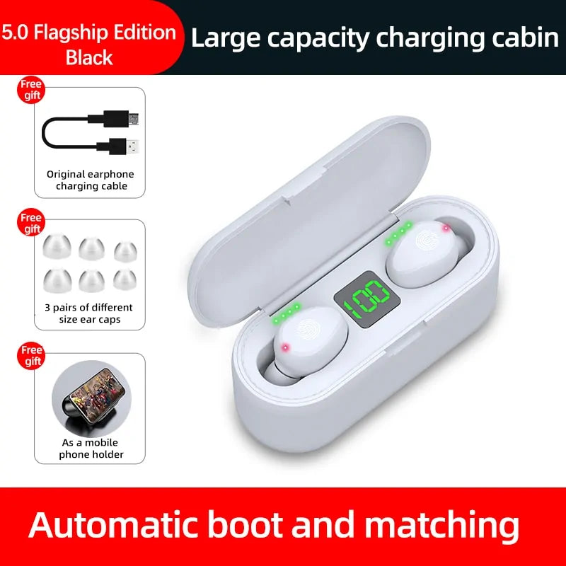 Bluetooth 5.0 Wireless Earbuds by Anti Spier