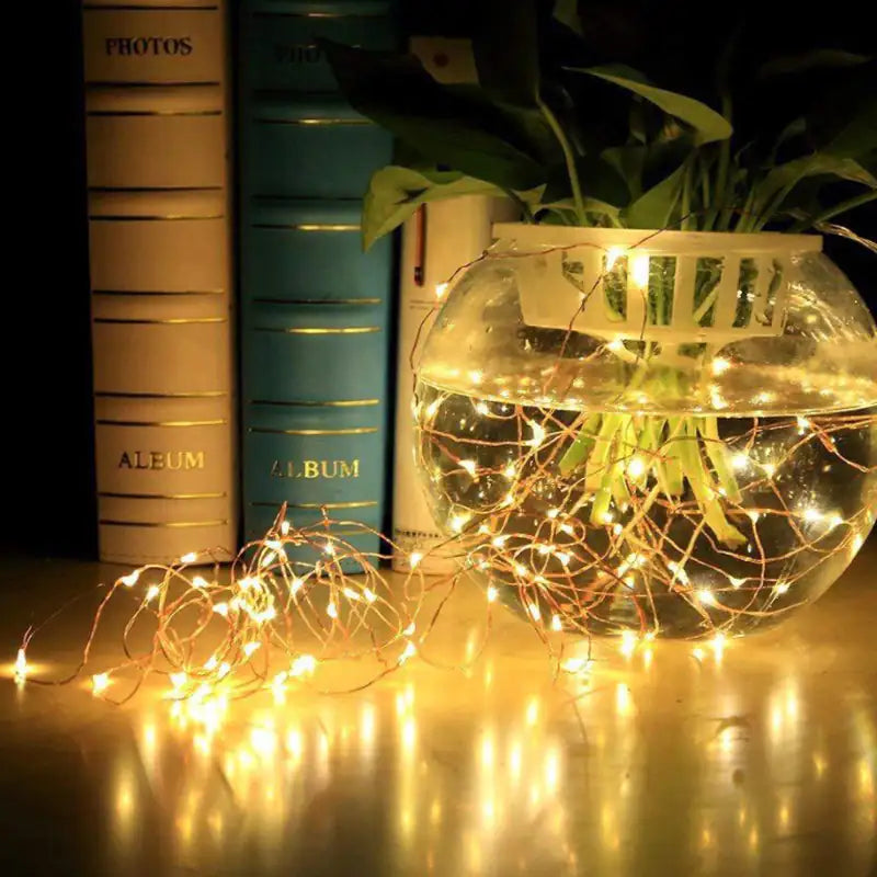 Mini Fiery 100 Lights Shine Like Firebugs With Solar Power 2/ Pak by Anti Spier