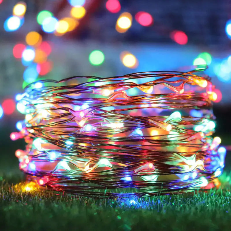 Mini Fiery 100 Lights Shine Like Firebugs With Solar Power 2/ Pak by Anti Spier