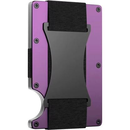 New Metal Card Bag Carbon Fiber Wallet Wallet RFID Anti-theft Swiping Blocking Technology by Anti Spier