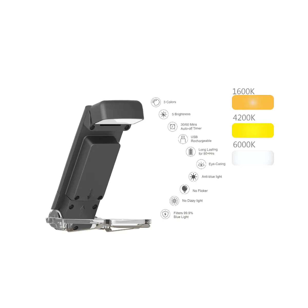 Reading light with stand by Anti Spier